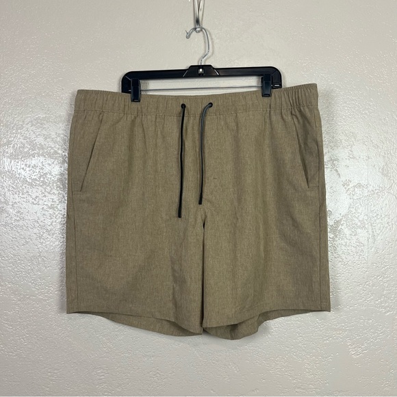 Eddie Bauer Other - Eddie Bauer Drawstring Waist Shorts Khaki UPF 50 Water Repellent Men XXL